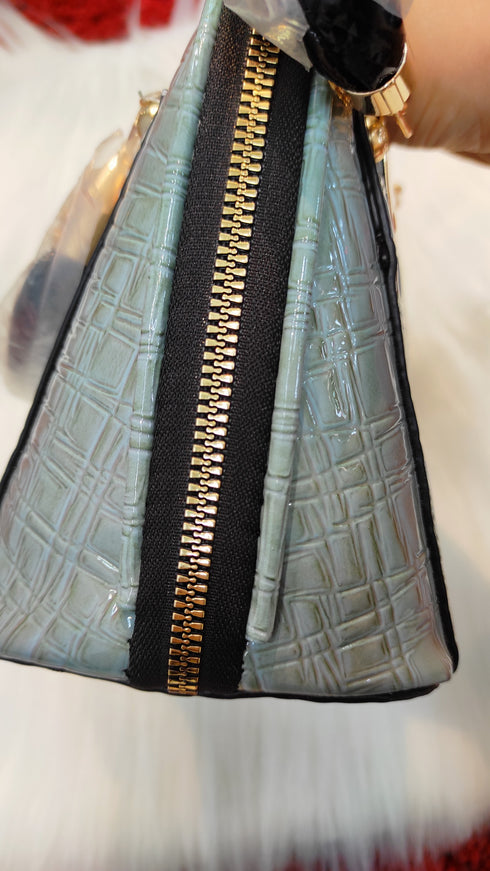 Crocodile Printed Lady Handbag